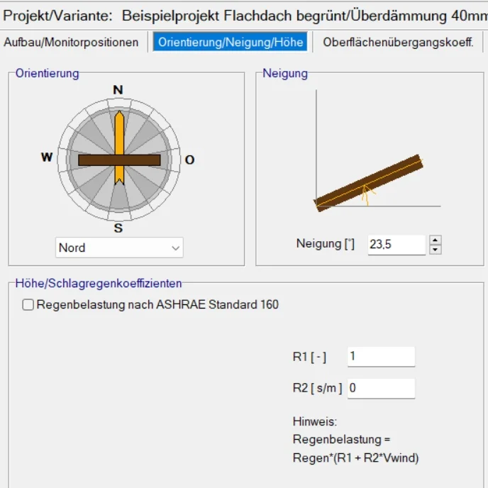 Ausrichtung der Bauteile Ausrichtung der Bauteile